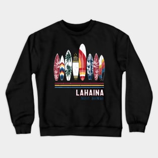 Lahaina Maui Vintage Hawaiian Crewneck Sweatshirt